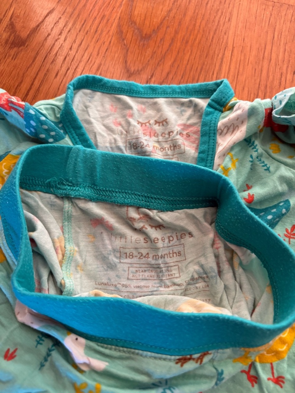 Little Sleepies Short Sleeve Chicken Pajamas - Picture 2 of 2